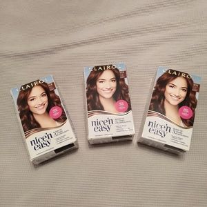 Clairol lot of 3 permanent hair color
